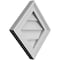 Ekena Millwork Diamond Surface Mount PVC Gable Vent: Functional, w/ 2"W x 1-1/2"P Brickmould Frame, 16"W x 16"H GVPDI16X1602SF - alternate 2